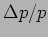 $\Delta p/p$