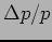 $\Delta p/p$