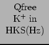 $\begin{array}{c}{\rm Qfree}\\
{\rm K^+ in}\\
{\rm HKS(Hz)}\end{array}$